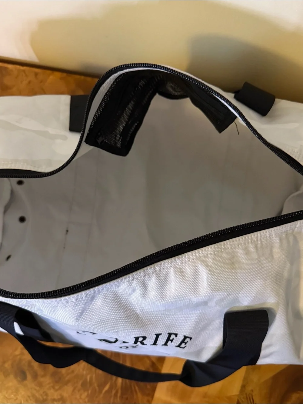 Matt Rife 1995 Comedy Club White Camo Overnight Duffle Gym Bag